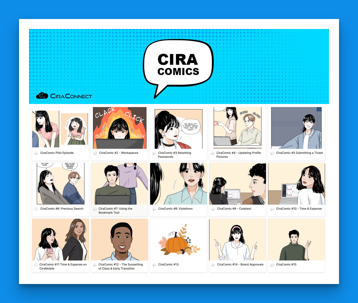 Comic-style guide
